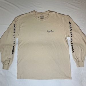 Death Coast Supply Tan Long Sleeve Shirt - Size L